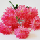 искусственные цветы хризантемы цвета малиновый 11