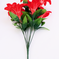 искусственные цветы лилии цвета красный 4