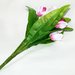 искусственные цветы орхидеи цвета малиновый с белым 37
