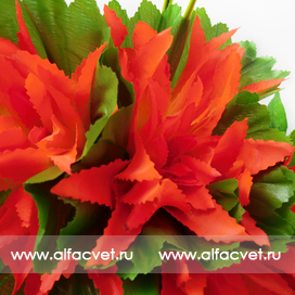 искусственные цветы букет кувшинок цвета оранжевый 2