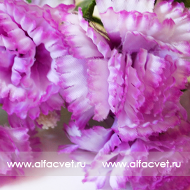 искусственные цветы фиалка-гвоздика цвета сиреневый 8
