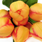 искусственные цветы букет тюльпанов цвета светло-оранжевый 25