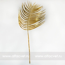 искусственные цветы золотая пальмовая ветвь цвета золотой 62